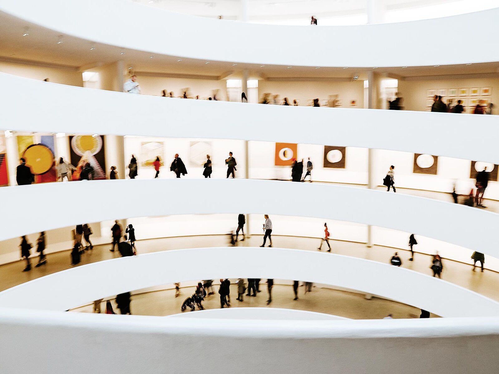 Guggenheim-Museums in New York von Innen